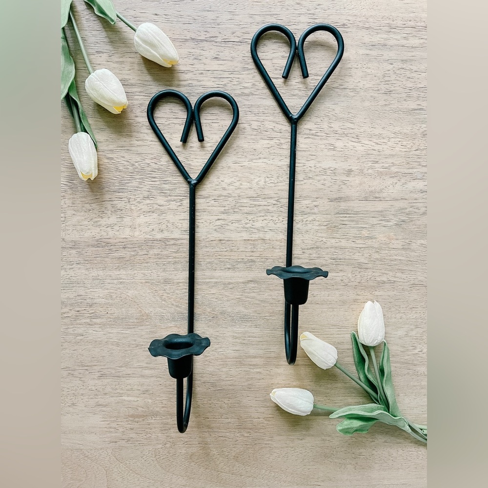 Iron Wall Sconce Taper Candle Holder